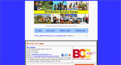 Desktop Screenshot of bostonsummercamps.com